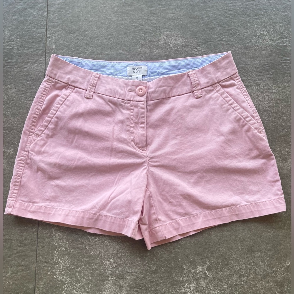 crown & ivy Caroline Light Pink Shorts Sz 2